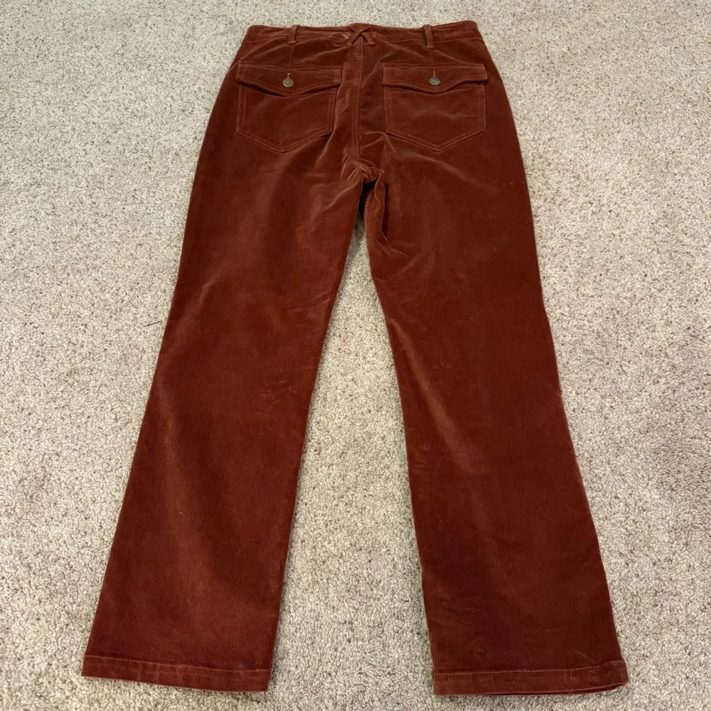 Sundance Driftwood Palmer Corduroy Pants In Rust